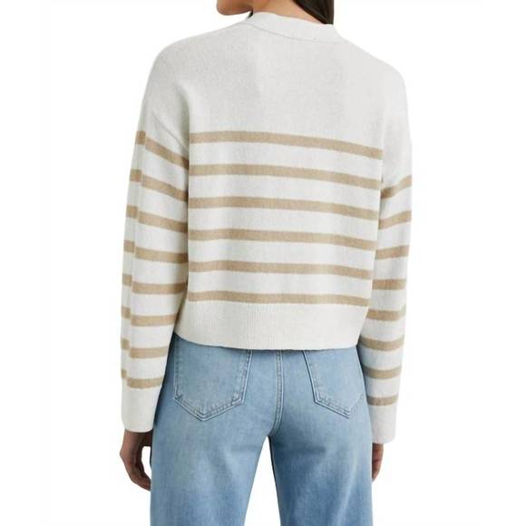 NEW RAILS geneva cardigan in sand white - Picture 2 of 3